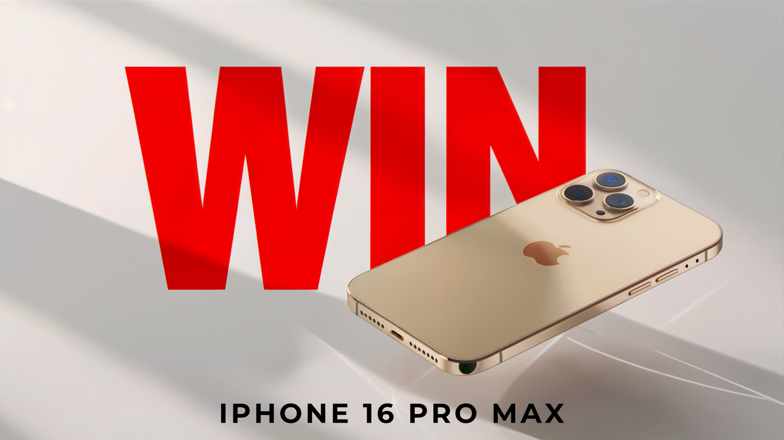 Draw to win iPhone 16 Pro Max