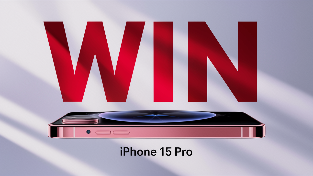 Draw to win iPhone 15 Pro