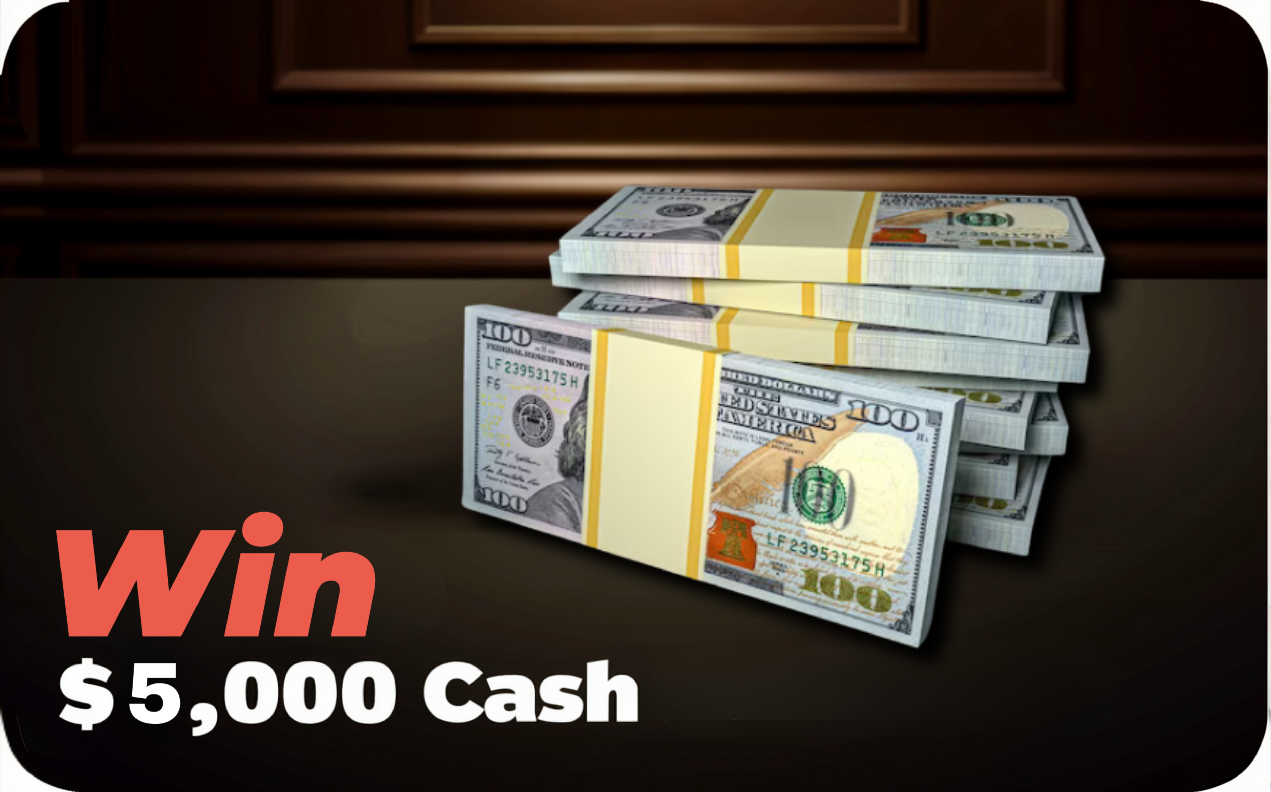 Draw to win 5000$ Cash